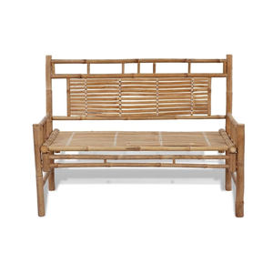 ม้านั่งไม้ไผ่เป็นมิตรกับสิ่งแวดล้อมสำหรับบ้านไร่ทำด้วยมือพร้อมพนักพิงม้านั่งกลางแจ้งทนต่อสภาพอากาศในสวนจากเวียดนาม - Product Image 3