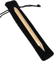 Stylo suspendu Art Déco en aluminium fait main, flux d'encre fluide, léger, couleur et logo personnalisables, pour bureau, journal, carnet