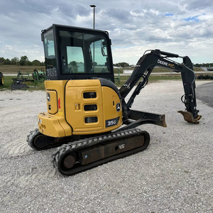 Reliable John Dear 35G compact mini excavator diesel engine construction machinery equipment for earthmoving and ground leveling - Product Image 3