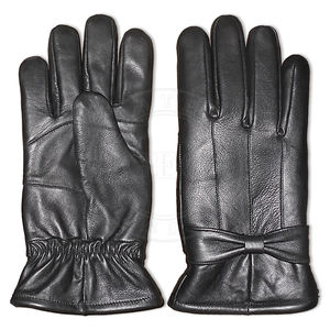 Composants de gants en peau de mouton précoupés en cuir doublé de fourrure pour la production OEM - Product Image 3