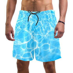 Short de sport en maille de style High Street pour homme avec broderie personnalisée et motif uni - Product Image 1