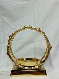 GOOD High Quality Brass and Aluminium High-<b>end</b> Wedding Banquet Decorations Napkin Ring Whole Sale and Rose Round Napkin Ring... - Product Image 6