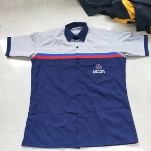 Uniforme de personal de limpieza profesional 100% algodón tejido Formal transpirable - Product Image 1