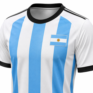 Camisetas de Fútbol Unisex de la Selección Nacional, Manga Corta, Corte Regular, Estilo Casual, Cuello Redondo, 100% Poliéster, Impresión Digital Frontal - Product Image 4
