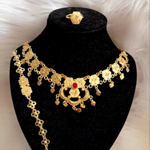 925 MICRON CHAPADO EN PLATA Moda femenina GoodLuck Europa Estándar Ojo rojo Latón Oro Perla Meiendi Collar vintage Zircon - Product Image 3