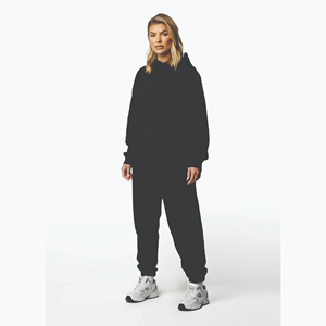 Women's Winter Pullover Hoodie 100% Cotton Knitted Soft Casual Loose Fit <b>Batwing</b> Sleeve Eco-Friendly Streetwear <b>Tops</b> - Product Image 2