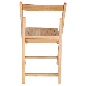 WELL HOME NORTE Chaise de jardin en bois de hêtre avec finition huilée 43x47x79 cm - Product Image 5
