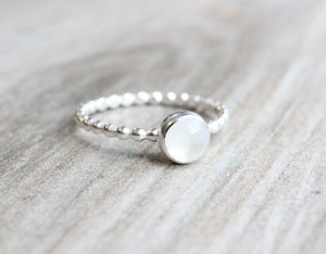 แหวนเงินทำด้วยมือสไตล์ Boho เครื่องประดับ925สเตอร์ลิงเงินมูนสโตนอัญมณียอดนิยมเครื่องประดับสำหรับผู้หญิงของขวัญสำหรับผู้หญิงสำหรับเธอ - Product Image 2