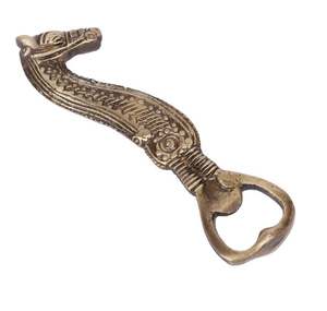 Ouvre-bouteille en laiton AK hippocampe en laiton fini antique au prix de gros pour les accents de bar/vaisselle - Product Image 3