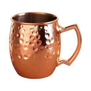 แก้วมักทำจากทองแดงเป็นมิตรต่อสิ่งแวดล้อมทำจากมอสโกมิวล์ทำจากโลหะอุปกรณ์สำหรับดื่มถุงเท้า16ออนซ์ออกแบบได้ตามต้องการ - Product Image 1