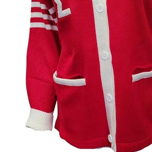 เสื้อคาร์ดิแกน DST Sorority แบบกำหนดสีเอง ลายสก็อตฤดูหนาว ปักลายตัวอักษร น้ำหนักเบา สวมใส่สบายตลอดวัน - Product Image 4