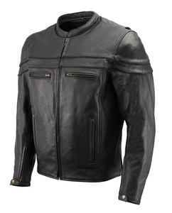Chaqueta de Motociclista de Cuero de Alta Calidad, Resistente al Viento, Transpirable e Impermeable, Talla Grande para Hombre - Product Image 3