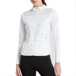 Sudaderas con capucha y cremallera elásticas para mujer de calidad superior Estilo informal cómodo y transpirable para el invierno Venta caliente en línea - Product Image 1