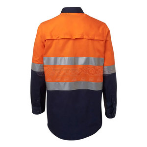 ชุดยูนิฟอร์มนิรภัยสะท้อนแสงกันน้ำ ANSI Class 1 แบบปรับแต่งได้ พร้อมโลโก้สั่งทำสำหรับทีมงาน บริการ OEM ดีไซน์กระเป๋าหลายช่อง - Product Image 6