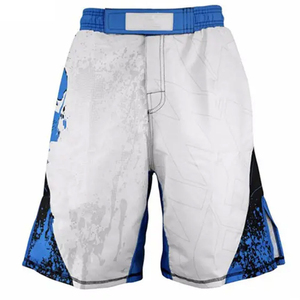 Pantalones Cortos Deportivos de MMA para Hombre - Cintura Personalizada con Aberturas Laterales y Costuras Reforzadas para Entrenamiento y Competición - Product Image 2
