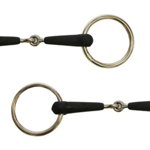 Mèches de cheval en acier inoxydable en gros, mèches de cheval à anneau lâche à bouche souple dans des tailles personnalisées, mèches d'anneau de cheval en vrac - Product Image 5