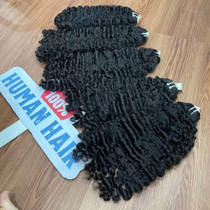 VENTA FLASH Máquina rizada birmana paquetes de cabello de trama extensiones de cabello humano vietnamita sin sintético sin enredos - Product Image 2