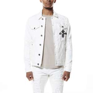 Chándal de mezclilla superior Color personalizado Servicio OEM/ODM Hombres 100% Algodón Cuello alto de alta calidad Invierno Impreso Transpirable Rápido - Product Image 2