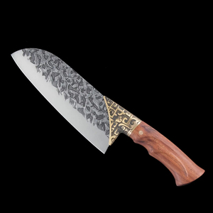 Cuchillo de Cocina Premium de Acero Inoxidable con Mango de Madera, Cuchillo de Chef - Product Image 1