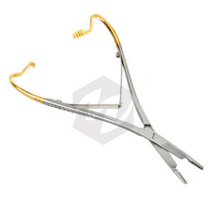 Porte-aiguille Mathieu Olsen Hegar de qualité supérieure en carbure de tungstène de qualité chirurgicale Suture Instruments médicaux 14cm - Product Image 4