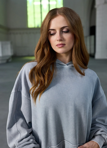 Sudadera con capucha para mujer, jersey de manga larga informal de tela de lana suave, perfecto para gimnasio, salón o ropa de calle diaria - Product Image 2