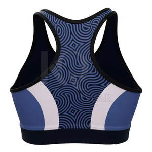 Sujetador deportivo de talla grande para mujer, para gimnasio, correr, yoga, fitness, con relleno, tirantes ajustables, malla transpirable, sin costuras en la parte delantera - Product Image 3