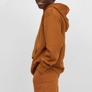 Chándal de invierno de alta calidad para niños, trajes de Jogger hechos a medida, poliéster transpirable, algodón, venta ligera - Product Image 2