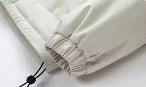 Veste varsity softshell pour homme XXL avec col roulé, fermeture éclair, design imprimé - OEM personnalisé, imperméable pour l'hiver - Product Image 5