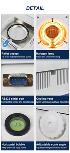 커피밥 옥수수 식품용 고정밀 스마트 디지털 곡물 할로겐 수분 함량 시험기 분석기 측정기 - Product Image 6