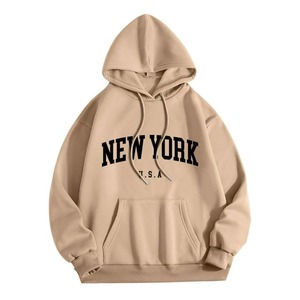 Sweats à capuche 100% coton de haute qualité pull coloré avec logo personnalisé sweats à capuche unis surdimensionnés en tissu éponge épais et épais - Product Image 5