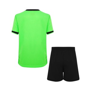 Boys Soccer Training Uniform Sports Set Short Sleeve Contrast Color T-<b>shirt</b> with Shorts Soccer Uniform Sets Outfits - Product Image 2