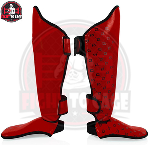 Espinilleras Ligeras y Duraderas con Absorción de Impactos, Cierre de Velcro de Cuero para Entrenamiento de Boxeo, Sparring y Competición - Product Image 4