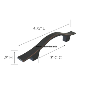 Tirador de aluminio para muebles, tirador de puerta de metal para cajón de armario, tirador de armario de cocina - Product Image 2