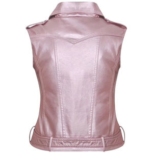 Best Quality Ladies Leather <b>Vest</b> Zipper Customizable Logo OEM Manufactured Wholesale Low Price High Visibility Cotton <b>Knitted</b> - Product Image 2