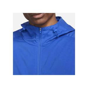 Chaqueta Cortavientos Vintage para Hombre 2025 OEM, Transpirable, Talla Grande, Brillante, de Nailon Azul Reflectante, Informal, Personalizada - Product Image 6