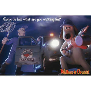 Wallace & Gromit the Curse of the Were-Rabbit Postcard Made of <b>Paper</b> - Product Image 1
