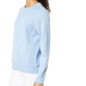 Jersey con diseño de logotipo totalmente personalizado para mujer, sudaderas, ropa deportiva de gimnasio de lana para invierno, tela de felpa con logotipo de posición frontal - Product Image 4