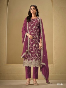 Adorable mujer boda fiesta moda ropa paquistaní bordado Salwar Kameez traje conjunto a la venta disponible a los mejores precios - Product Image 3