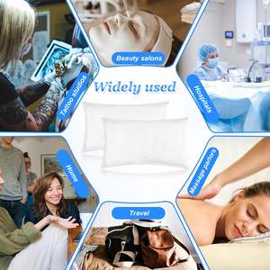 Disposable Pillowcase Non-Woven Disposable Pillowcase Prevent Bacterial Infection <b>Travel</b> Hotel <b>Pillow</b> Cover White - Product Image 4