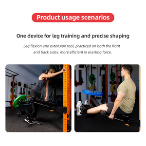 Extension <span class=keywords><strong>de</strong></span> curl des jambes réglable sur pied, NOIR, <span class=keywords><strong>pour</strong></span> salle <span class=keywords><strong>de</strong></span> <span class=keywords><strong>sport</strong></span> commerciale et domicile - Product Image 3