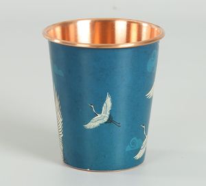 Matériau en PC de haute qualité en verre et métal cuivré imprimé personnalisé pour hôtel, restaurant et restauration à domicile pour une consommation quotidienne - Product Image 5