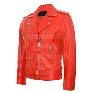 Veste en cuir de vachette douce au toucher pour hommes Style High Street Meilleur fabricant OEM Nouvelle mode d'hiver - Product Image 5