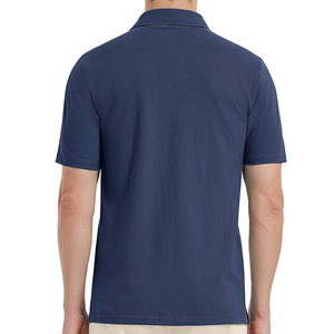 Polos personalizados de algodón orgánico 100% para hombre con logotipo bordado, nuevo diseño, polos de Golf de manga corta de alta calidad para hombre - Product Image 2