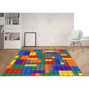 Alfombra de Bloques de Construcción Coloridos: Decoración para Cuarto de Juegos Infantil, con Alfombra Suave - Product Image 1