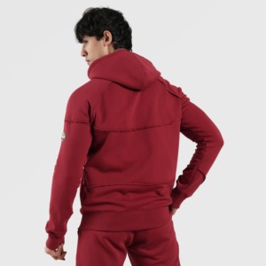 Sudadera con Capucha Maroon Rigger Personalizable, 100% Algodón French Terry, Ecológica, Transpirable, Tallas XXS a 6XL para Invierno - Product Image 2