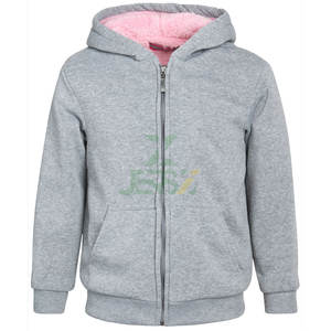 Casual Winter Warm <b>Sherpa</b> Lined Hooded Sweatshirt Pullover Women <b>Men's</b> Crewneck Printed Customizable Zipper-Up <b>Hoodies</b> - Product Image 1