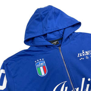 Sweat à capuche d'hiver personnalisé avec logo brodé 100% polyester imperméable et respirant Conception OEM/ODM Sweat à capuche de sport - Product Image 4