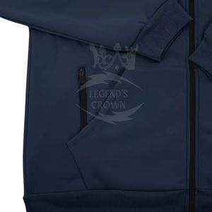 Sweat à capuche décontracté de couleur unie avec cordon de serrage-Polyester, lavable en machine, parfait pour les activités de plein air printemps/automne - Product Image 4