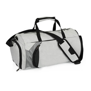 Duffle de voyage pour le week-end avec logo personnalisé sac de sport de gymnastique nouveau style de mode bagage de voyage rond avec doublure en toile motif lettre - Product Image 6