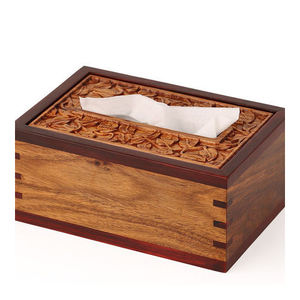 Servilletero de Madera de Calidad Superior, Forma Rectangular, Decorativo para Bodas, Decoración de Hoteles, Caja para Servilletas - Product Image 6
